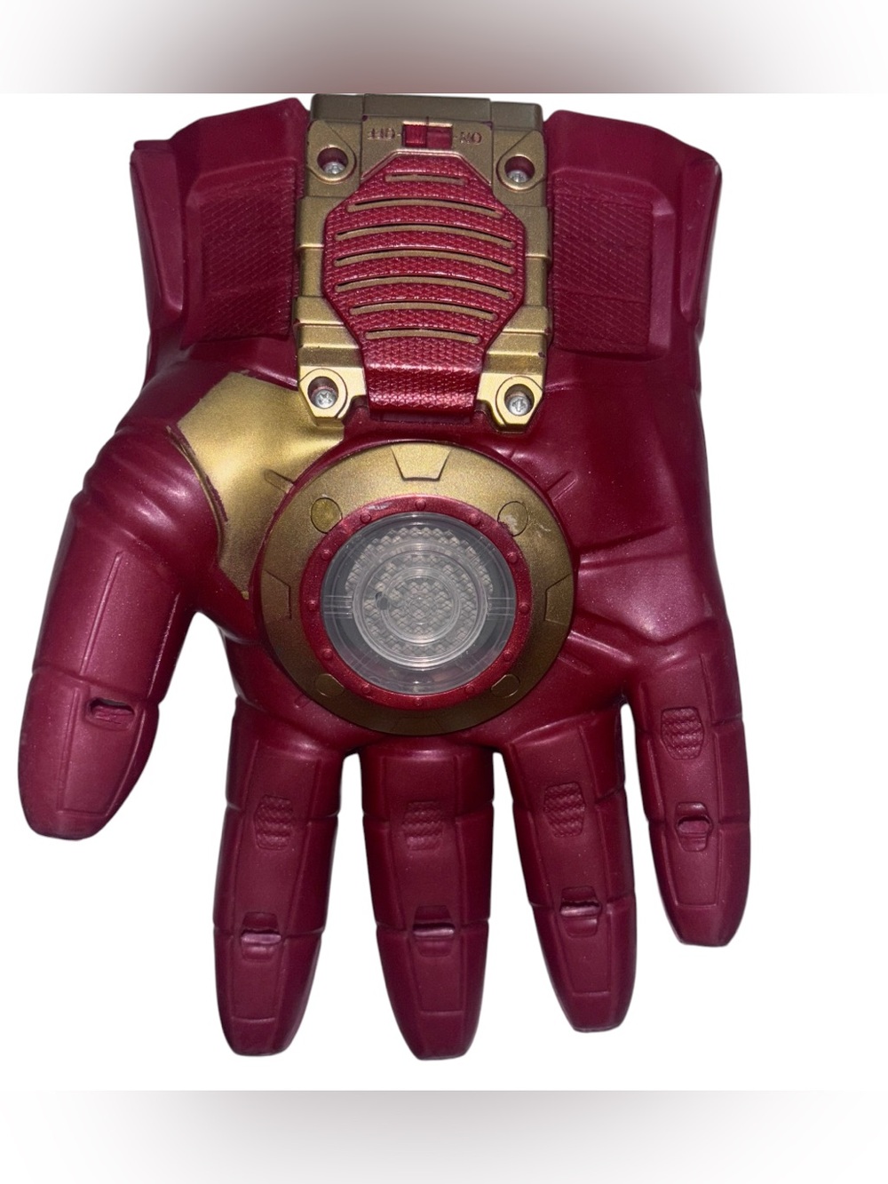 Marvel Avengers Iron Man Costume Small Red Gold Padded Muscle Jumpsuit S(4-6) - Picture 6 of 13